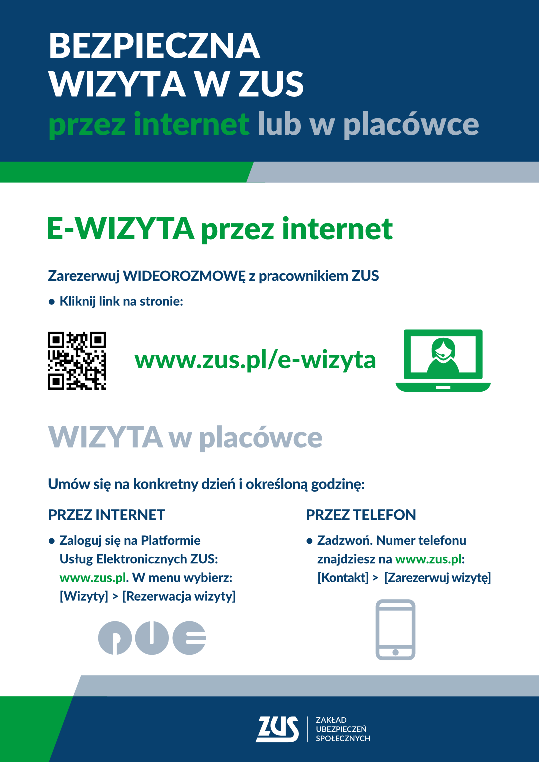 Plakat e wizyta i rezerwacja 2