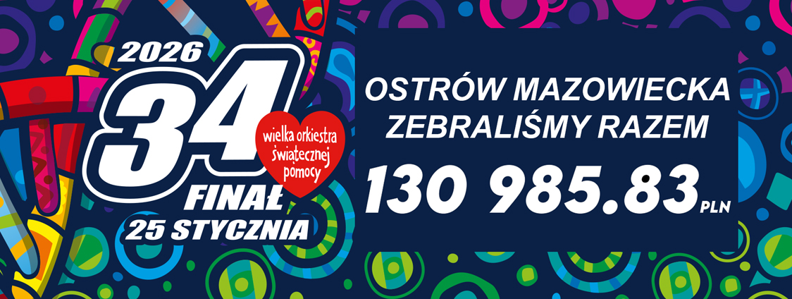 Finał WOŚP 2026 w Ostrowi Mazowieckiej